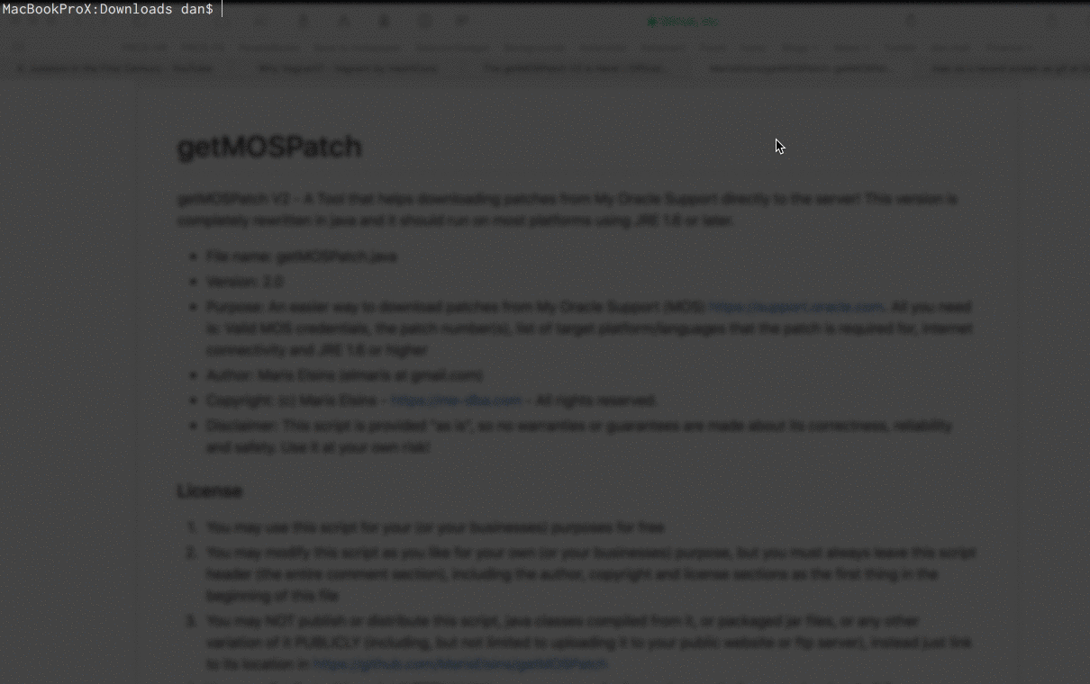 getMOSPatch Demo 1